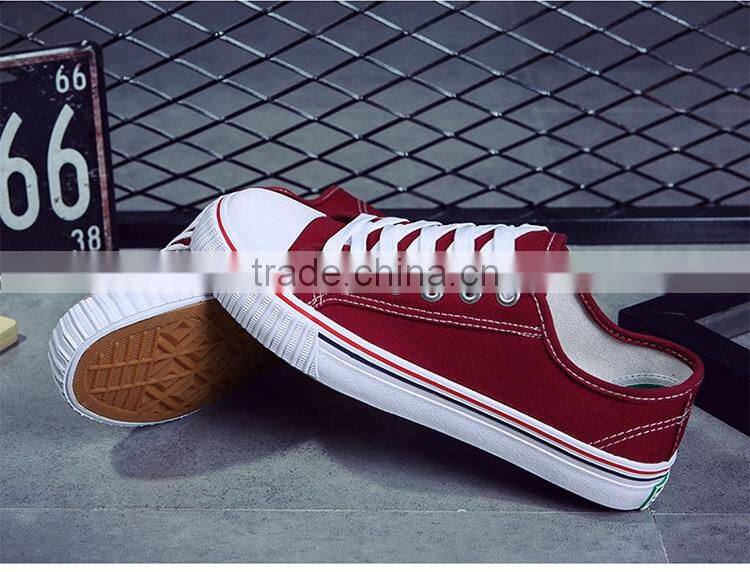 Plain color men's canvas shoes china wholesalers online