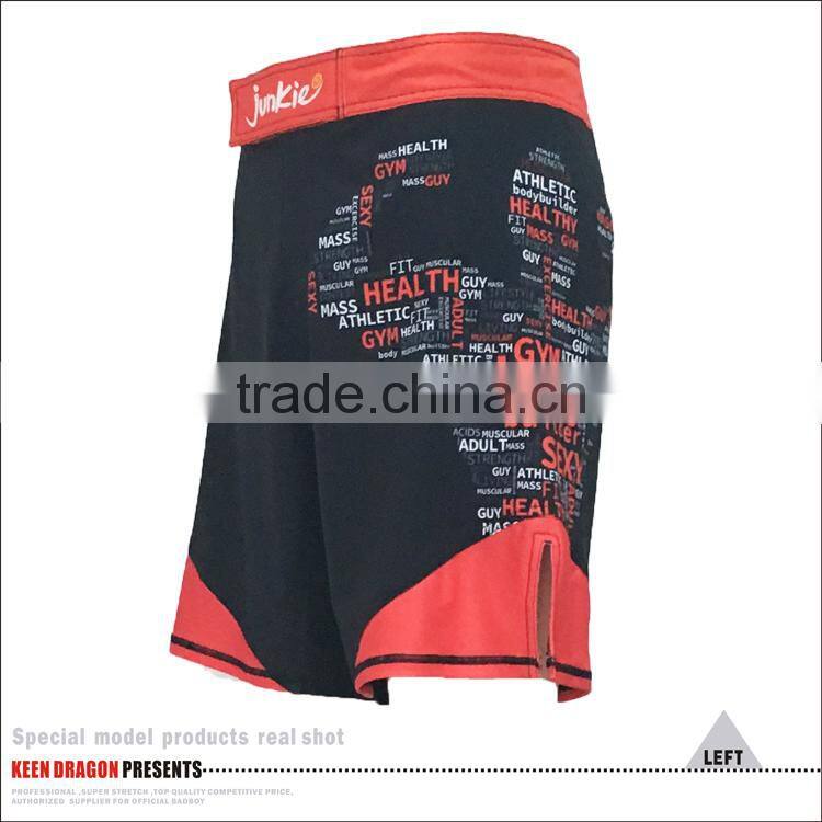Wholesale Plus Size Boys Gym Shorts Sublimation Training Shorts Rope inside