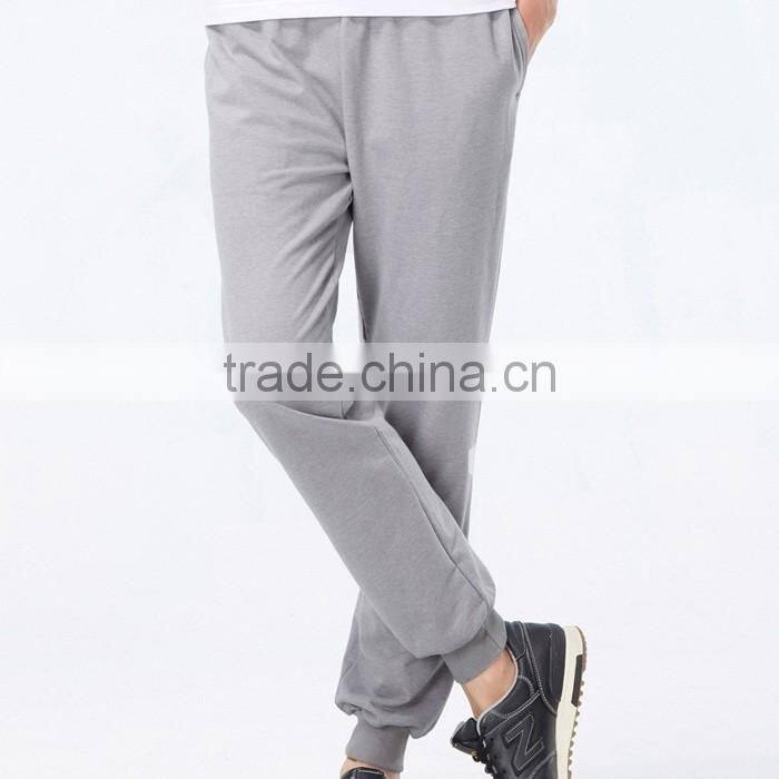 High quality custom blank grey no boundaries jogger pants