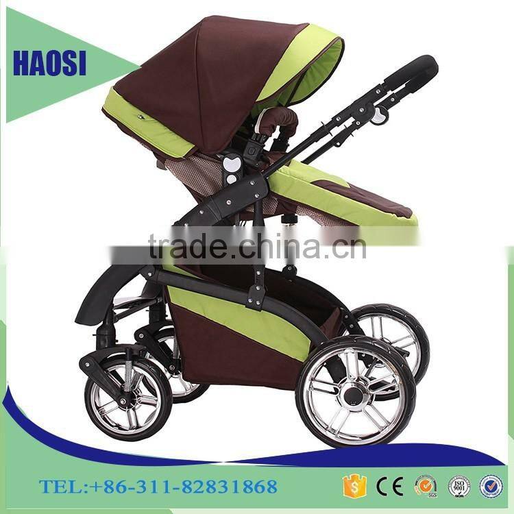 2016 Alibaba online hot sale baby car seat carriage 3 in 1 multi-functional baby stroller with Baby carry basket
