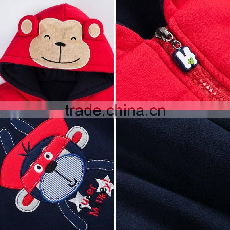 custom fashion and quality baby girls boys winter warm 3pcs clothing sets