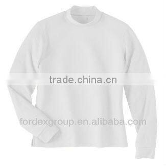 Ladies' Long Sleeve Performance Honeycomb Mock Neck