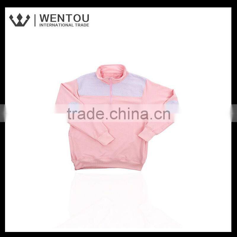 Wholesale Ladies Quarter Monogram seersucker pullover