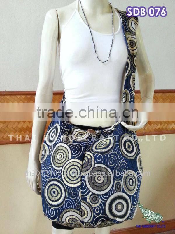 Thai Cotton Shoulder Hippie Boho Hobo Sling Crossbody