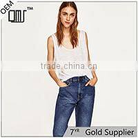 New technical top with slogan women's black racerback sports tank tops