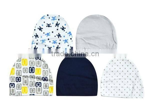 Wholesale fashion printed cotton beanie baby cap baby hat