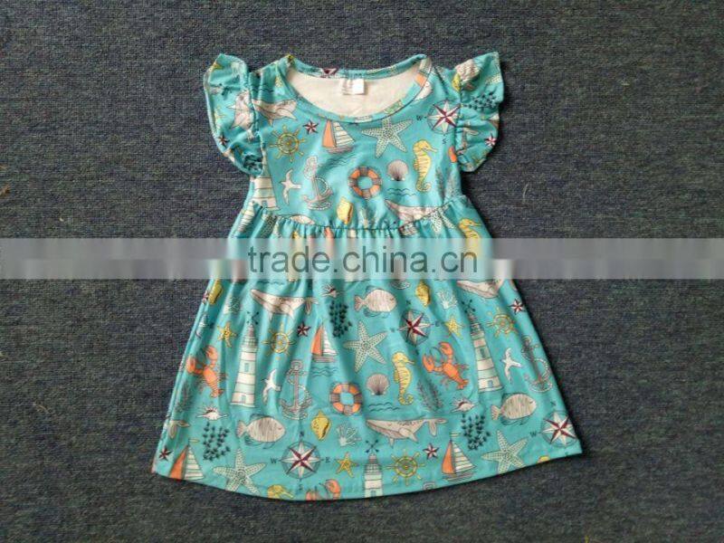 latest children castle printed dress in 2017 fashion girls stylish frocks remake