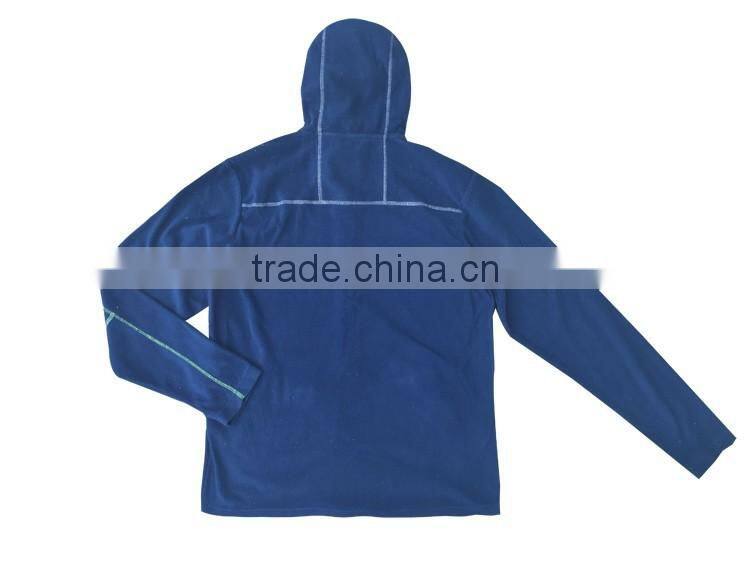 Cheap outdoor knitted wear polar fleece varsity jacket