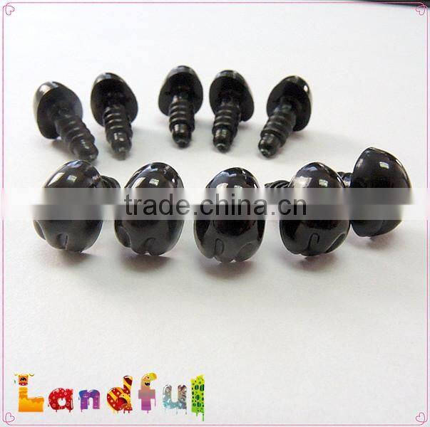 12mm EN71 Approved Plastic Black Soft Plush Animal Safety Koala Nose