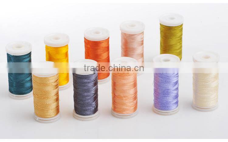 Wholesale high quality 100% polyester filament embroidery bobbin threads