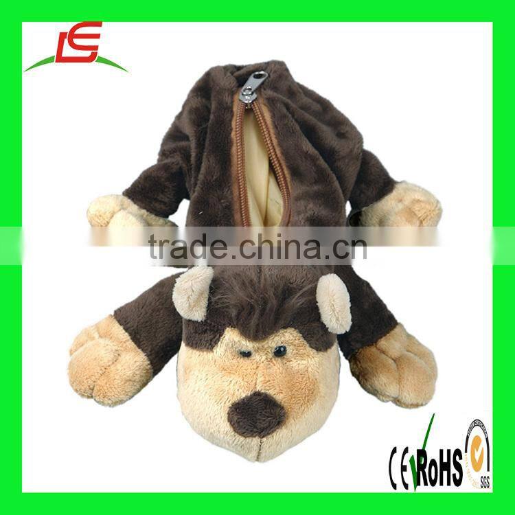 C099 Cute Cartoon Animal Design Monkey Chimp Soft pencil case