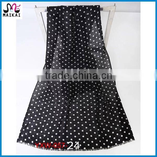 High quality screen printing wool scarf factory china