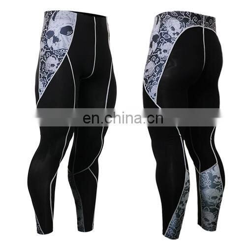 Different design custom mens compression leggings for running