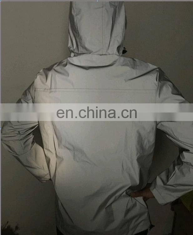 Men outdoor windbreaker safety jacket 3M reflective running jacket
