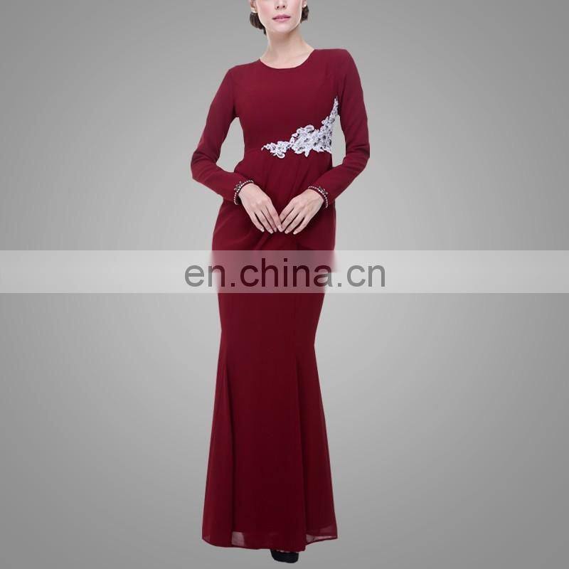 Latest Designs Of Abaya Hot Sell Most Beautiful Long Sleeve Modern Kebaya Baju Kurung Islamic Clothing Abaya Models Dubai