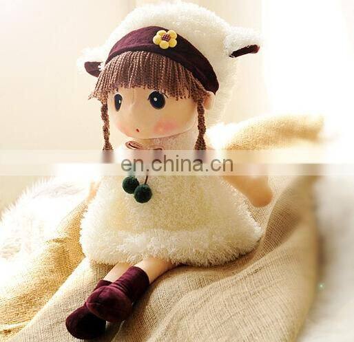 Factory Cheap Custom Plush Toys Girl Doll,custom plush toy,plush toy with low price