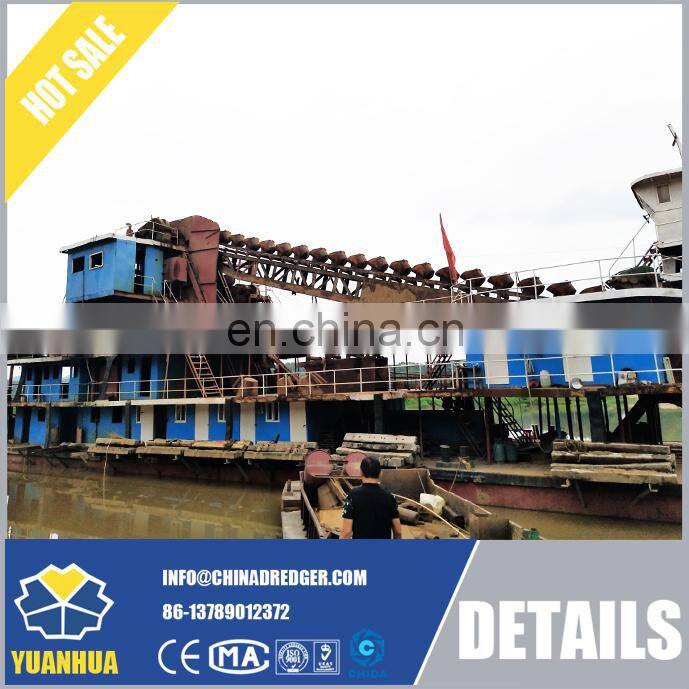 Used Bucket Chain Dredge Excavator for River Gravels Mining
