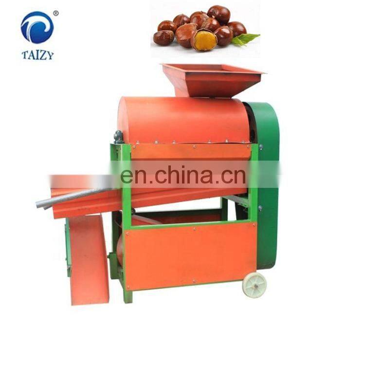 Taizy High efficient chestnut sheller/huller/dehulling machine