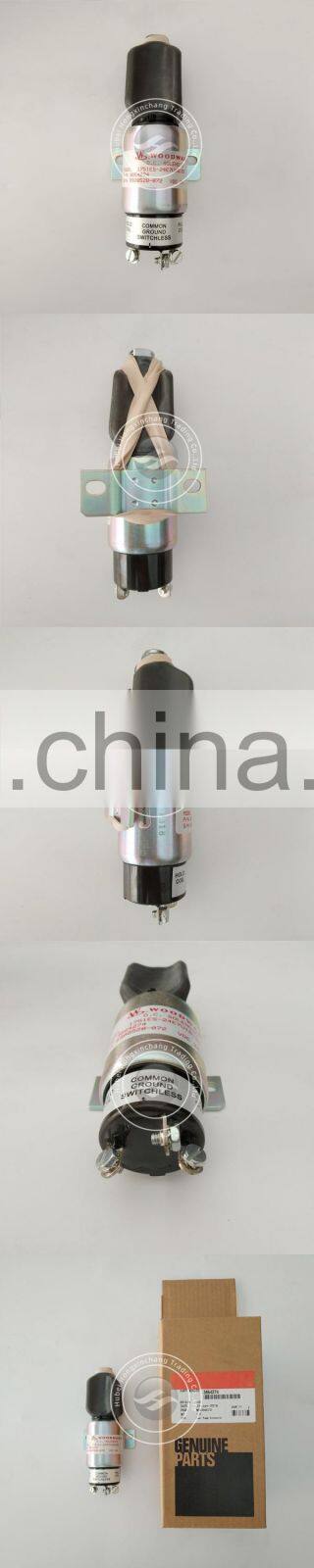 Genuine Diesel engine Fuel Shut-off valve 3864274 Fuel Stop solenoid 24V