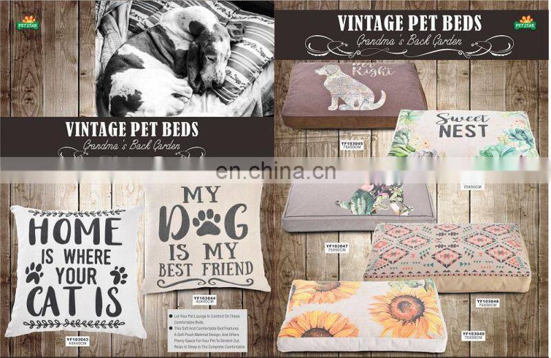 fuzzy soft warm cozy canvas dog bed