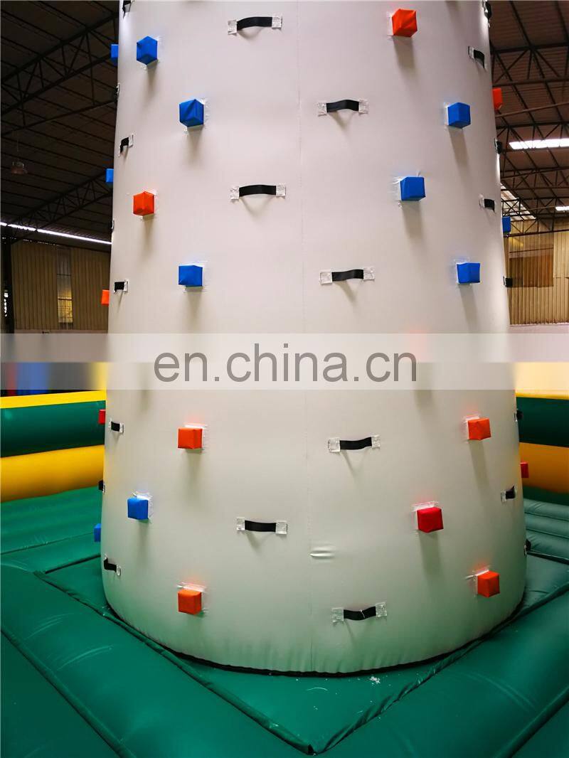 Mobile cliff climb camp sporting inflatable rock slide for Children amusement parks