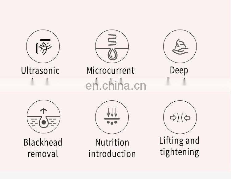 New products face scrubber ultrasonic facial scrubber beauty device