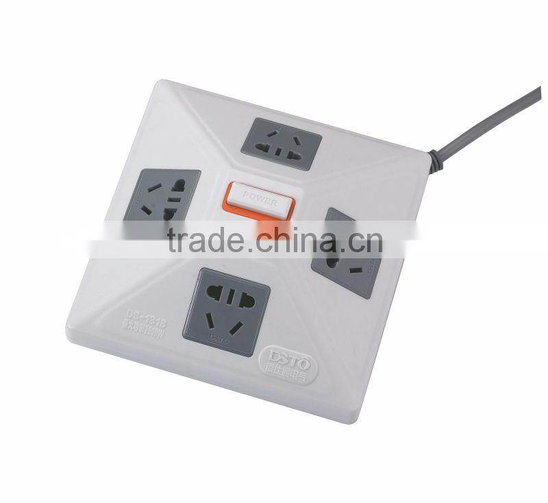 Best humanized design pyramid-shaped extension sockets with a indicator light