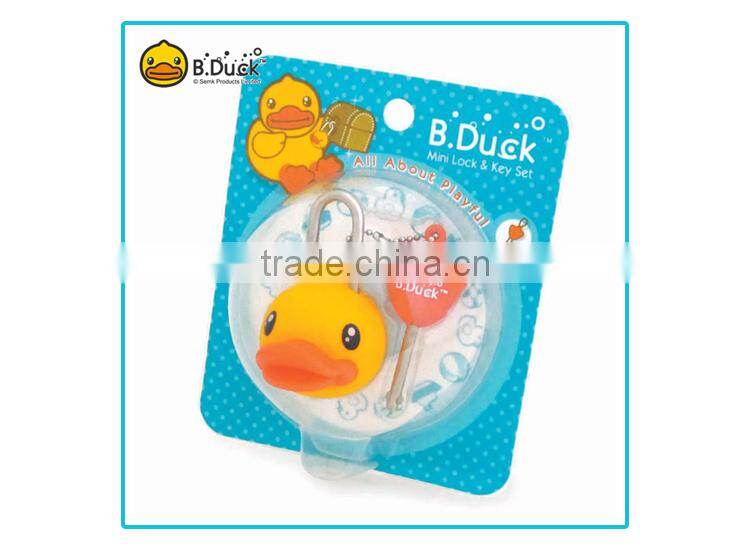 Portable mini lock & key set for safe