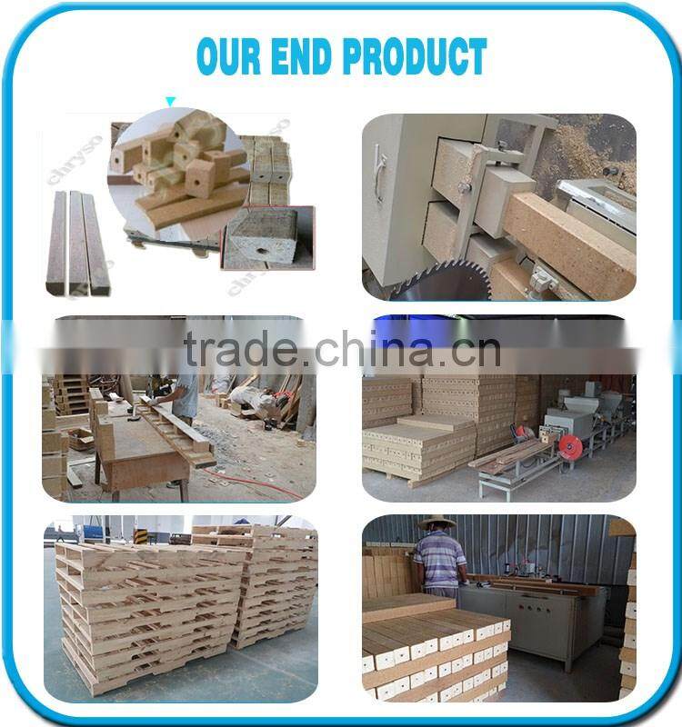 2015 best quality and hot sale compressed wood pallet making machine / sawdust block compress machine