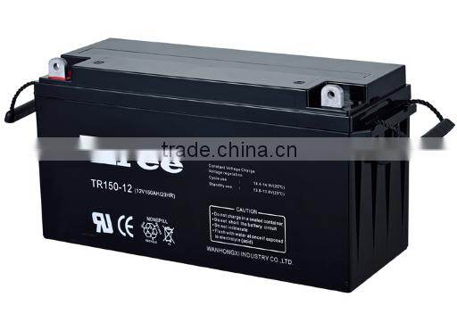 12v Voltage and UPS Usage Battery 12V150AH Deep Cycle Battery