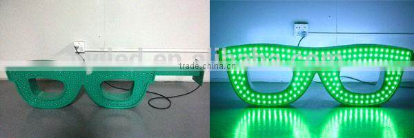 LIYI led light glasses high brightness double sided outdoor led sign