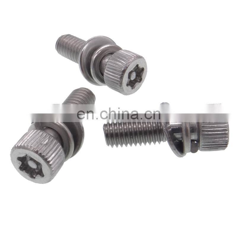 M3.5 X 40mm Nickel Plated Electrical Plug Socket Screws raised countersunk slot electrical screws