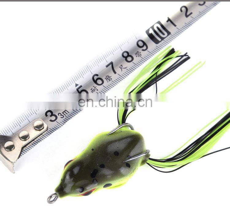 Hot sell 7g 9g 10g soft fishing lures topwater saltwater soft plastic fishing lure frog bait