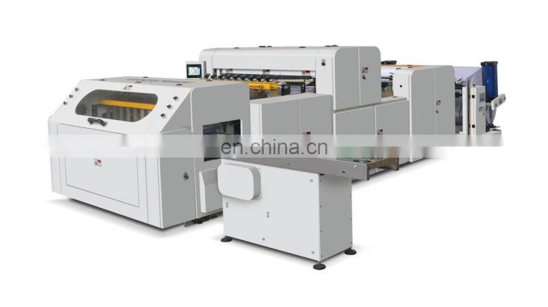 One roll A4 copy paper cutting slitting machine/high speed roll to sheet A4 and A3 paper cutter