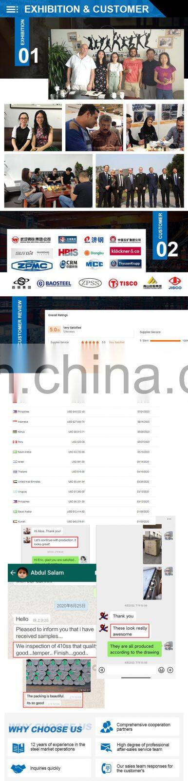 Stainless steel flat rod  316 316l stainless steel flat bar