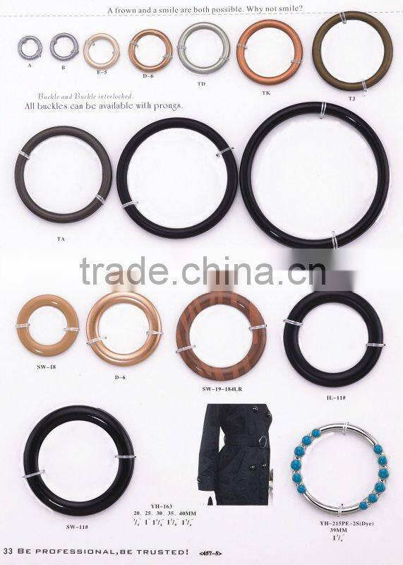 Elegant Round Silver Belt Buckle Decoration