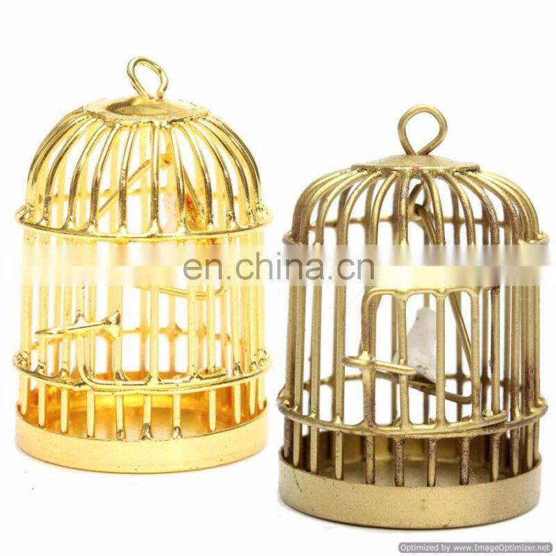 copper antique metal handmade bird cage