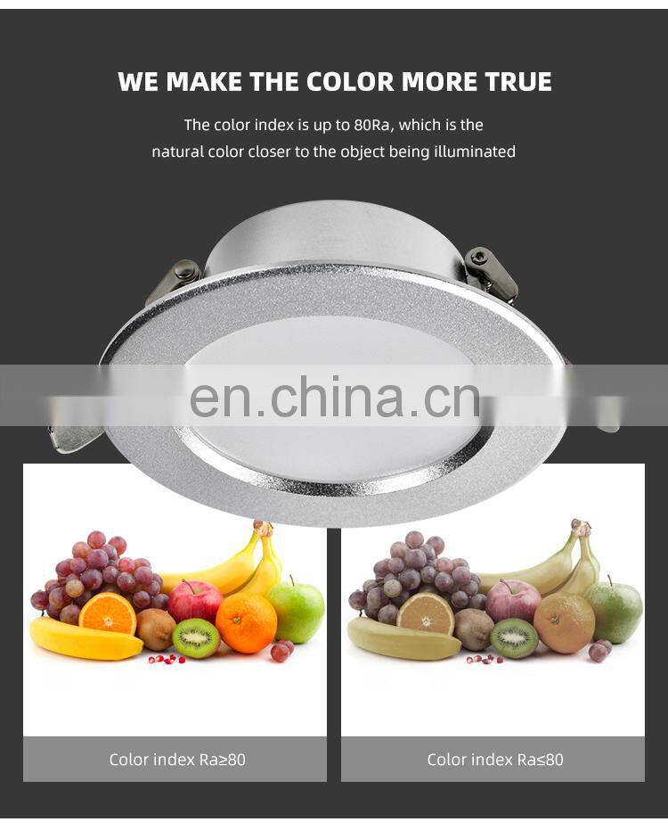 HUAYI Home Corridor Decoration SMD 4W 5W 6W 7W 9W 10W 18W Commercial LED Down Light