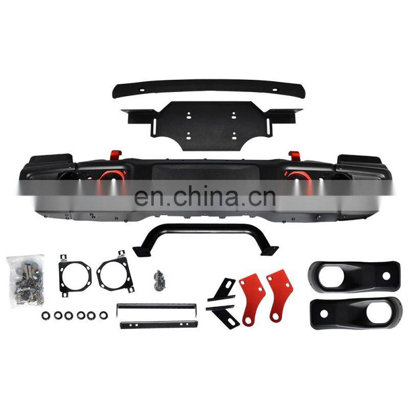 10th Anniversary front bumper for Jeep wrangler JL bumper with corner sensor hole