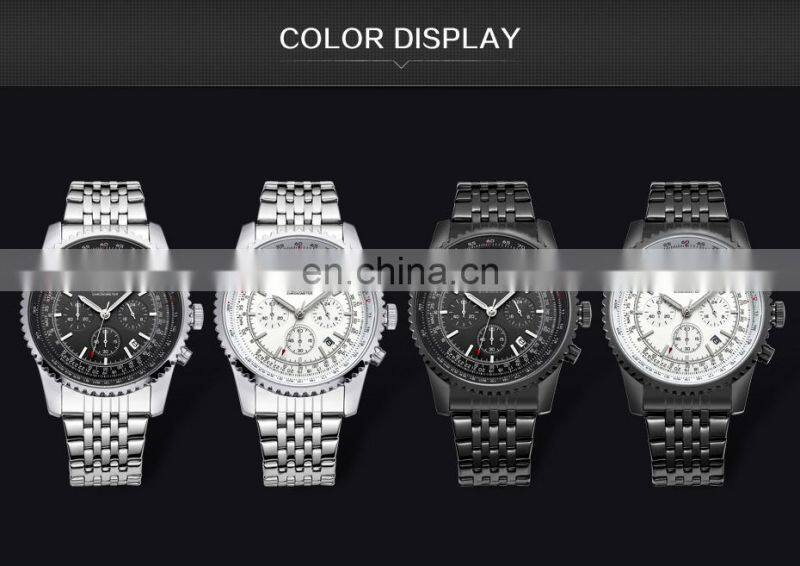 MEGIR Original Men Watch Stainless Steel Quartz Watches Men Top Brand Luxury Clock Men Relogio Masculino 2008