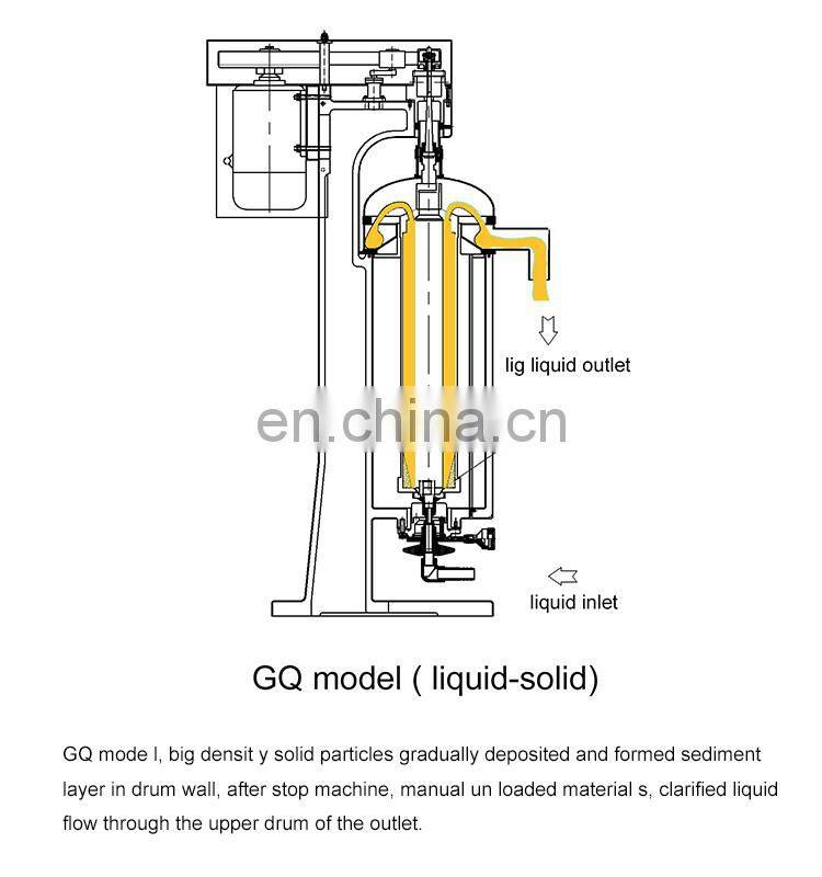 Tubular Industrial Fruit Juice Separator industrial tubular centrifuge