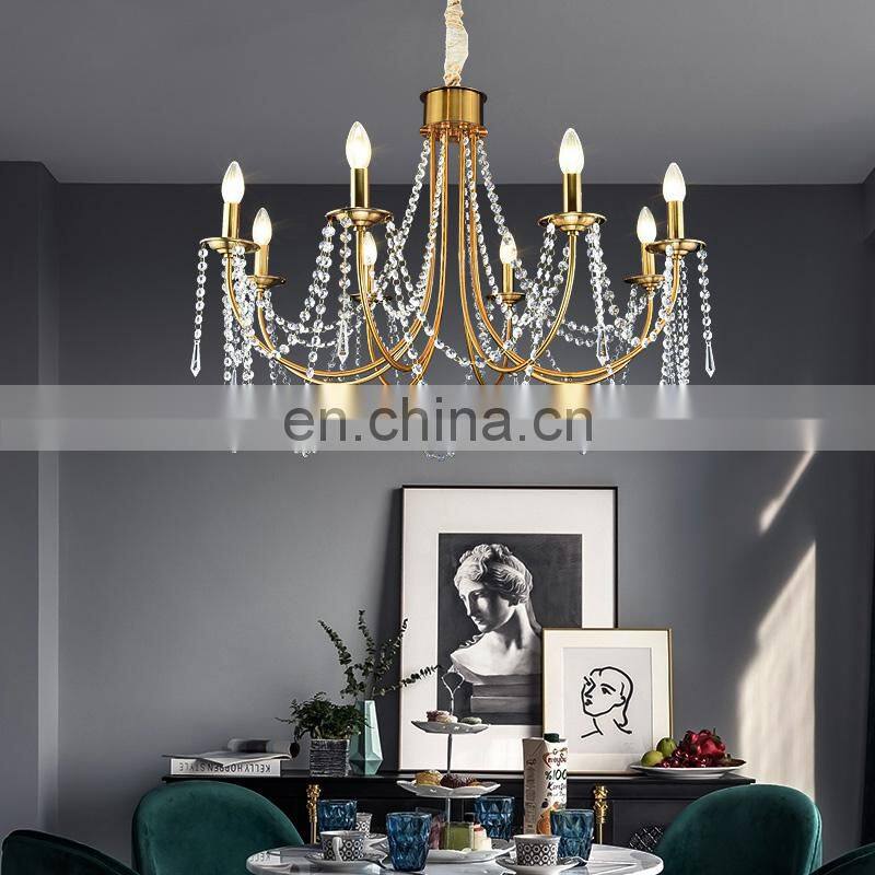 Art Decoration Creative Design Crystal Hall Chandelier Living Room Lusters Bedroom Dinning Room Lighting Fixture Home Decoration