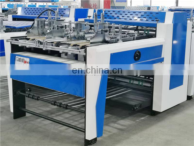 BG1200A Fully Automatic electronics cosmetics carton box Paperboard U V slot groove cutting Machine