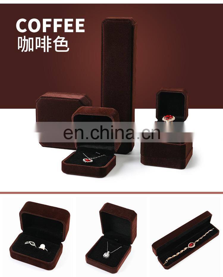 Jewelry Storage Boxes Presentation Necklace Pendant Jewelry Box Velvet Case Earrings Display Box 10*7*4.5cm