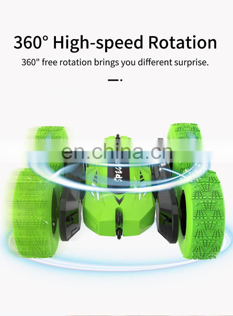 Great Christmas Gift JJRC Q95 2 Play Modes Double-sided Running 360 Rotating Remote Control Stunt Car for Kids
