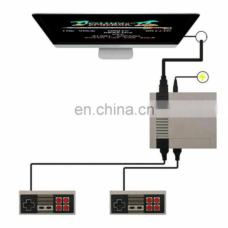 New Arrival Game Console 2.4G wireless classic NES620 video game console with 2 wireless gamepads consola retro 620