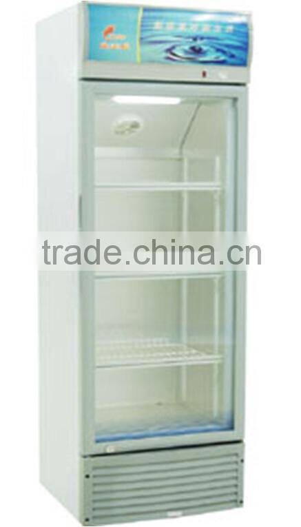 LC-318 supermarket display glass door upright showcase price for sale