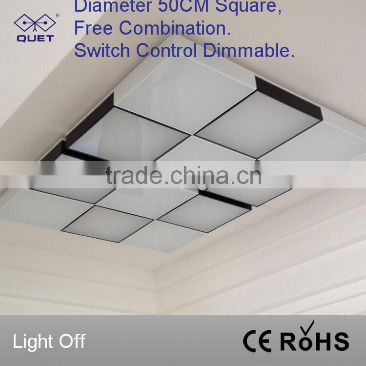 Modern Square Flush Surface Mounted LED Ceiling Light Fixture