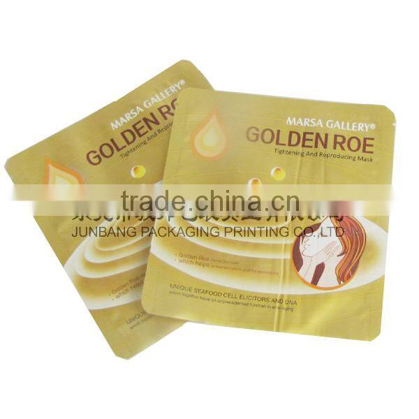 cosmetics aluminum pouches printed foil facial mask bags