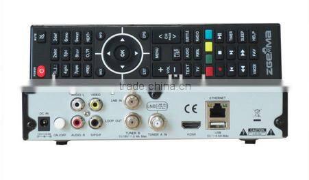 Original ZGEMMA H .2S Twin Tuner DVB-S2 + DVB-S2 Dual Core Satellite Receiver support TF memory Card